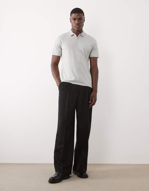ASOS DESIGN - Premium SUPIMA® katoenen regular-fit polo in lichtgroen, 2 van 5