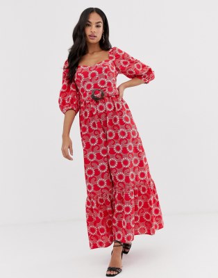 asos broderie maxi dress