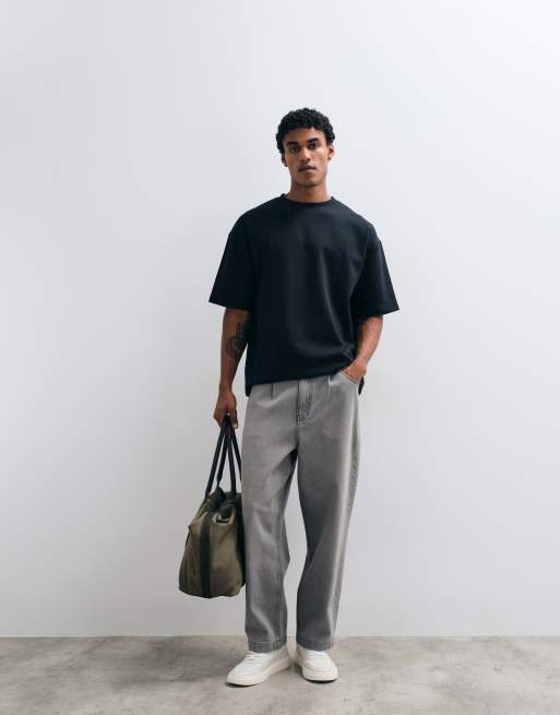 ASOS DESIGN Premium t-shirt oversize in nero, 2 di 5