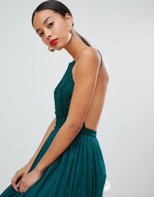 Green prom hotsell dress asos