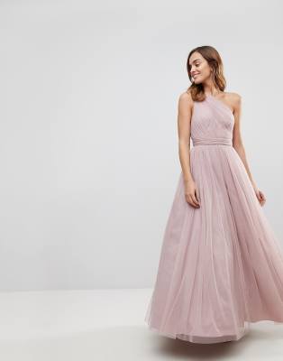 asos premium tulle maxi prom dress