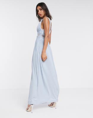 asos sky blue dress