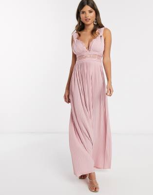 asos pink maxi