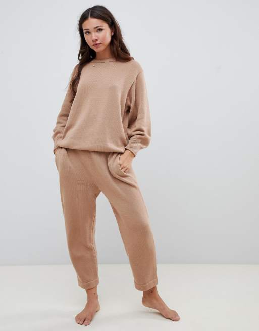 Asos Design Premium Lounge Kamel Set Asos