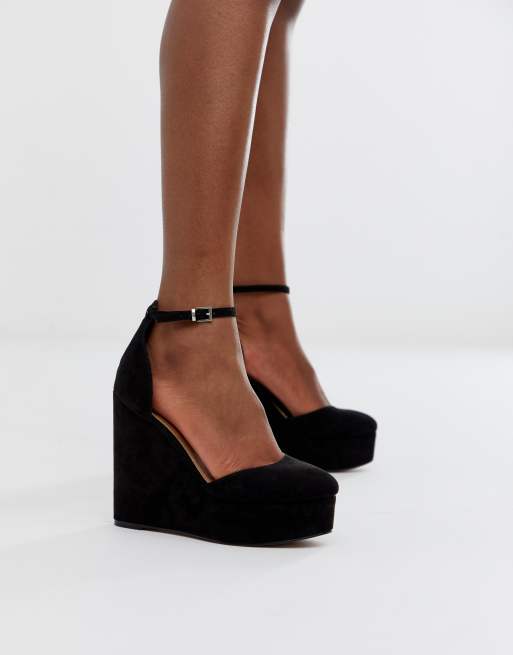 Asos on sale black wedges