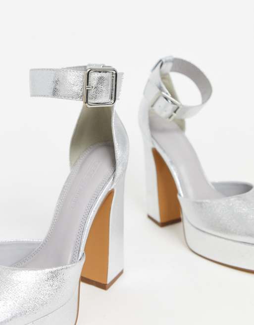 Asos grey heels best sale