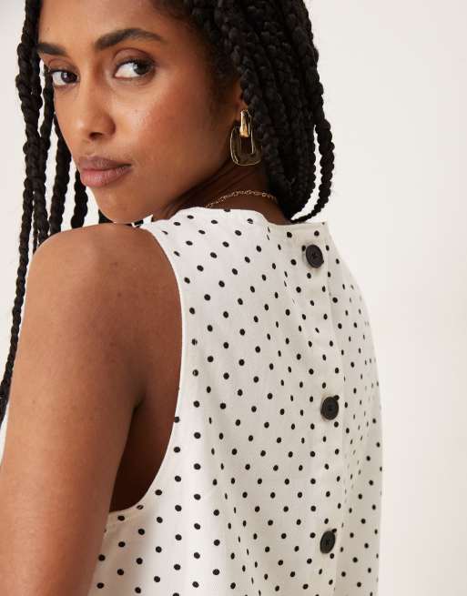 ASOS DESIGN – Prickig shelltopp i denim, del av set, 2 av 4