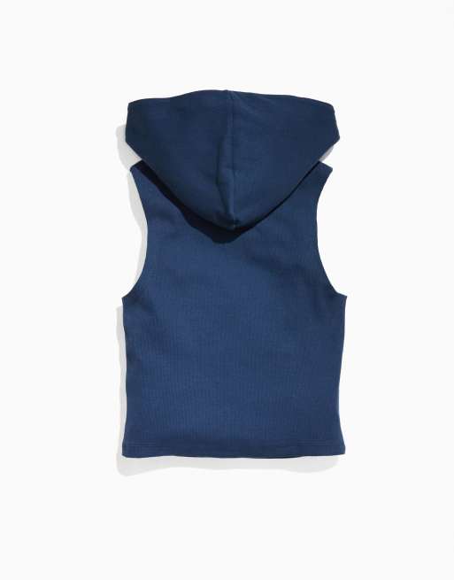 Asos sleeveless hoodie online