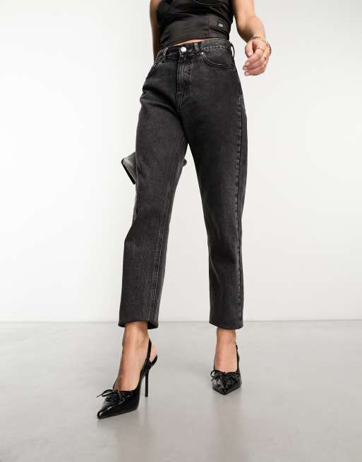 ASOS DESIGN - Primadonna - Sorte højhælede sko med snøre og sløjfe samt slingback-rem , 2 af 4
