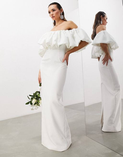 Pre-order: the Ruffle Me Right up Dress Wedding Dress Bridal Gown Maternity  Reclamation Plus Size 