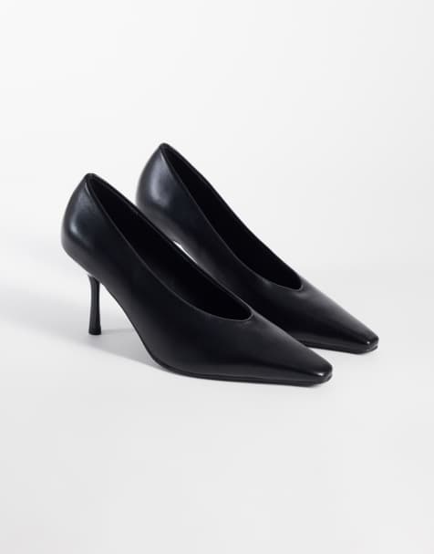 ASOS DESIGN Princess escarpins à talons hauts noirs - view 1