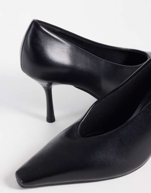ASOS DESIGN Princess high heeled pumps in black, 4 of 4