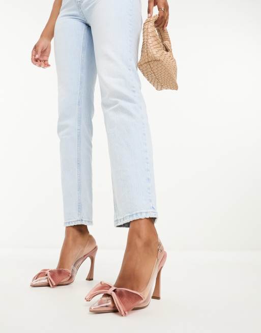 Transparente high heels on sale asos