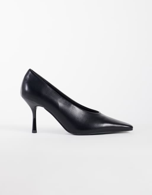 ASOS DESIGN Princess pumps med hög klack i svart, 2 av 4