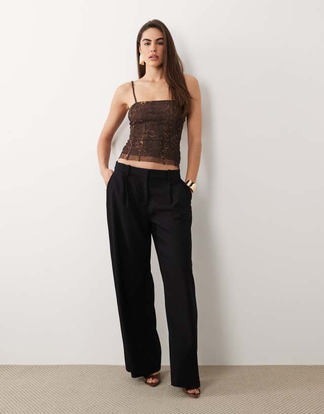 in 42/28 top D&G mesh printed cami top ASOS 01AW print cami 