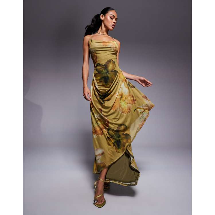 gold chain halter dress Chain Mail Dress