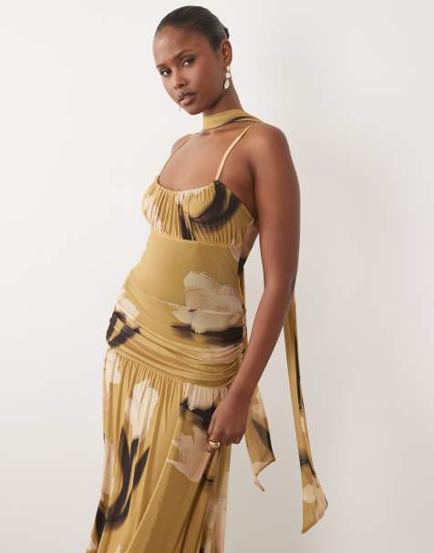 maxi dress sheer bottom TILLIE Jewel Embrace elegance and confidence 14 things to do Size:48S