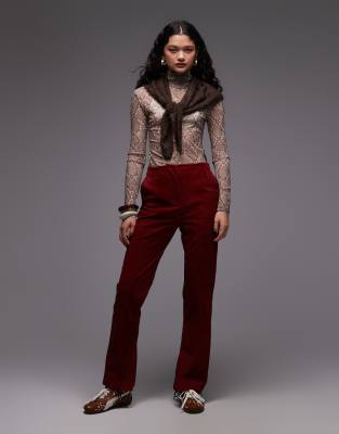 Asos Design Printed Snake Gauzy Second Skin Mesh Turtle Neck Top In Multi