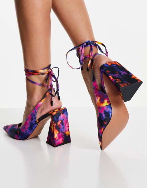 Multicolor 2025 block heels