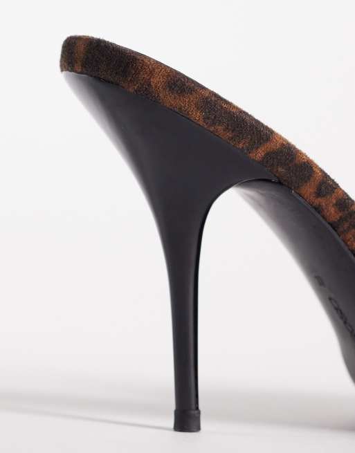 ASOS DESIGN - Promise - Chaussures à talon aiguille et bride arrière - Léopard, 2 de 4