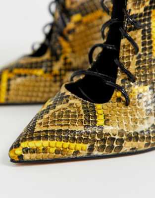 yellow snake shoes