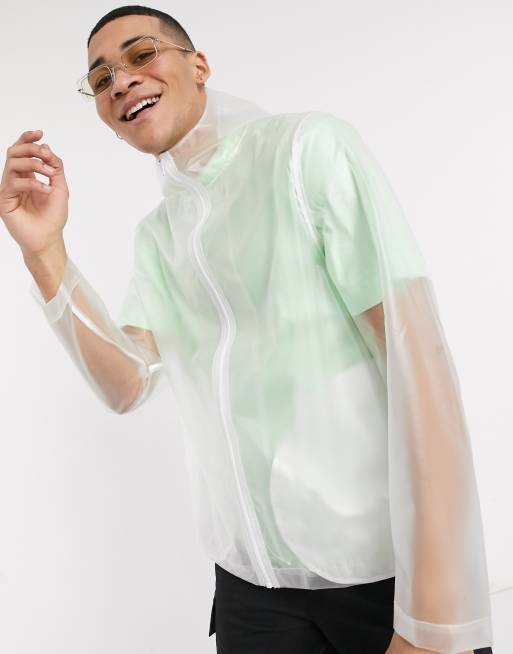 ASOS DESIGN – Prześwitująca kurtka wiatrówka