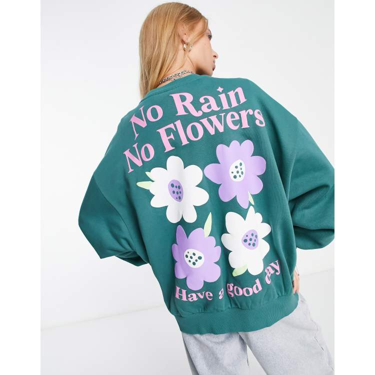 Sweatshirt flower discount