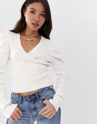 asos wrap jumper