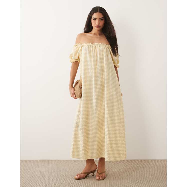 asos ice cream dress ASOS DESIGN structured mini dress with 3D beading in cream