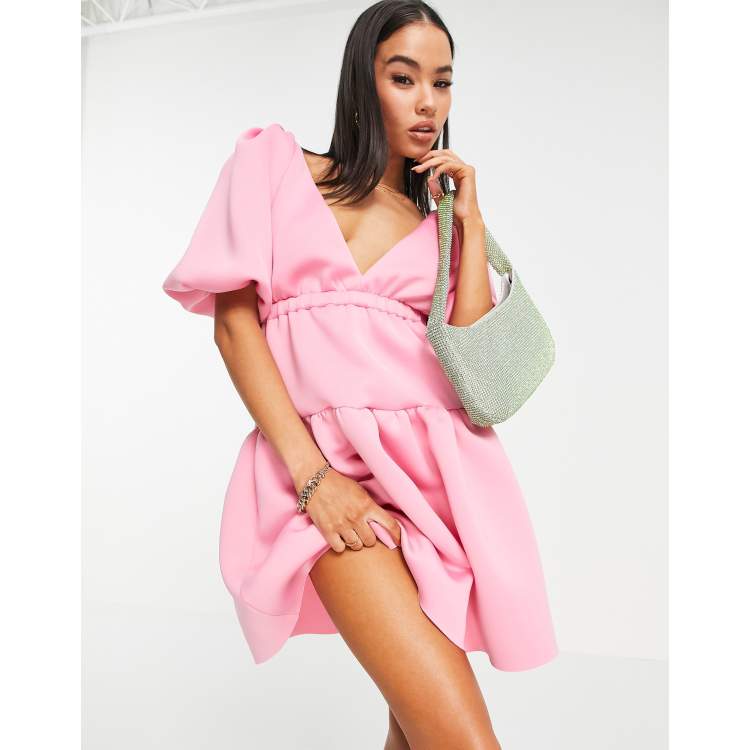 halterneck bodycon mini dress Sofija Ruched Halterneck Bodycon Mini Dress in Leopard Print