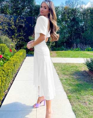 white sundress asos