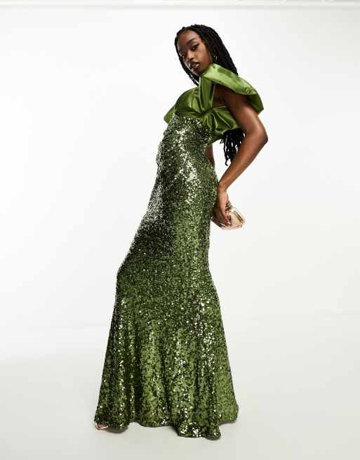 Asos sequin 2025 maxi dress