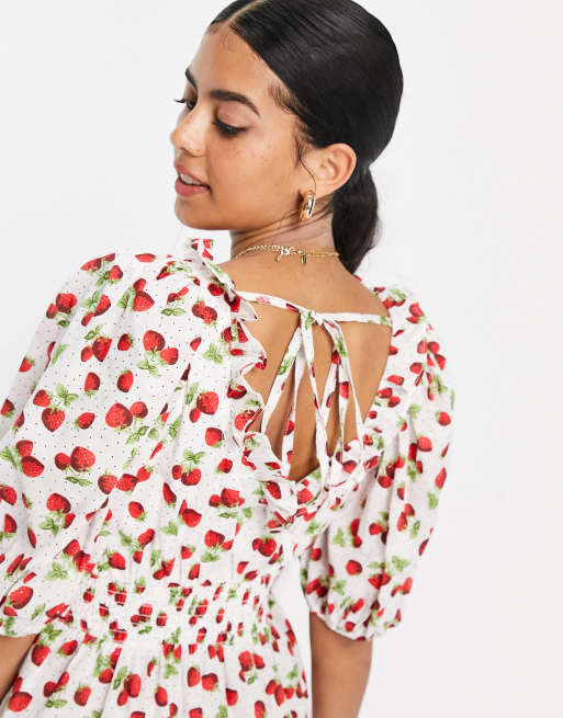 Asos 2025 strawberry dress