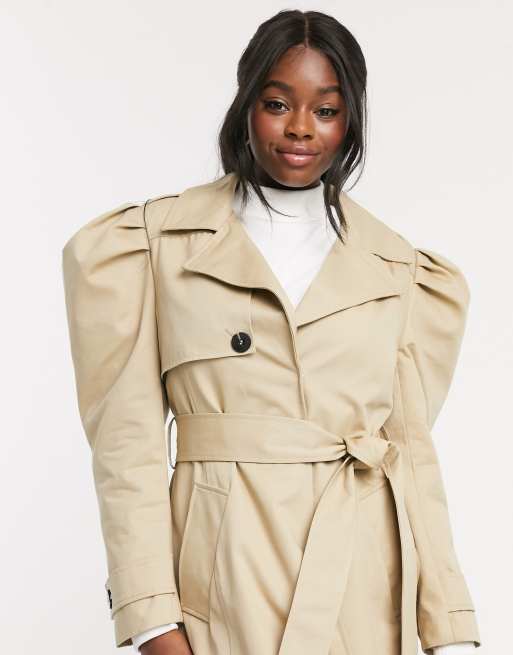 Short sleeve trench sales coat