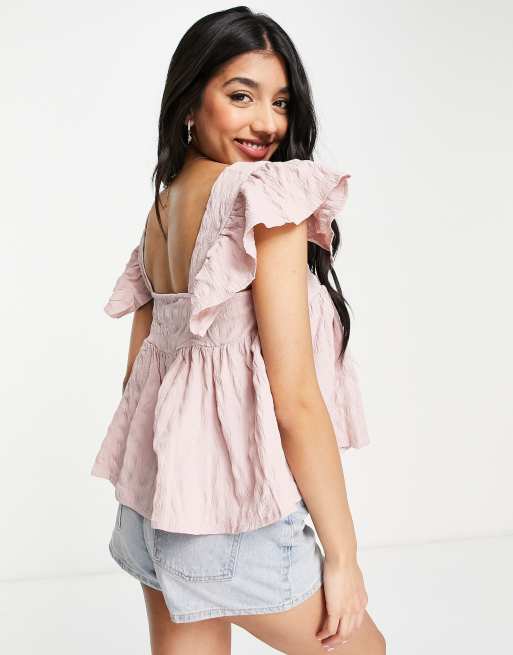 Asos sales ruffle top