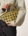 ASOS DESIGN puff weave tote bag in green