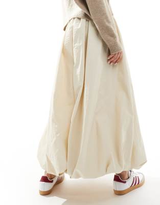 Asos Design Puffball Maxi Skirt