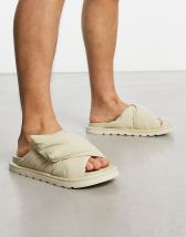 ASOS DESIGN sandals in khaki | ASOS