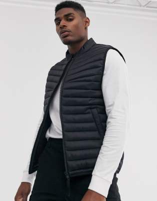 black gilet mens