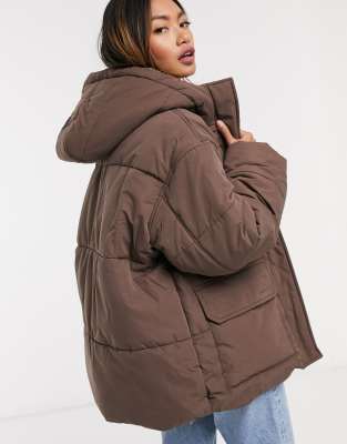 asos design puffer jacket