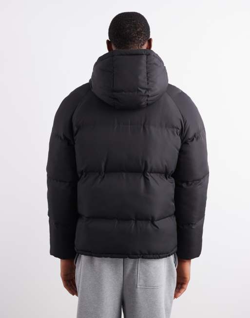 ASOS DESIGN puffer jacket in black, 3 of 5