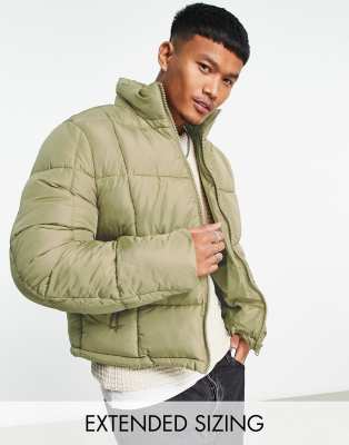 khaki down jacket men's