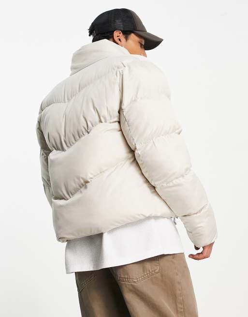 Asos white outlet puffer