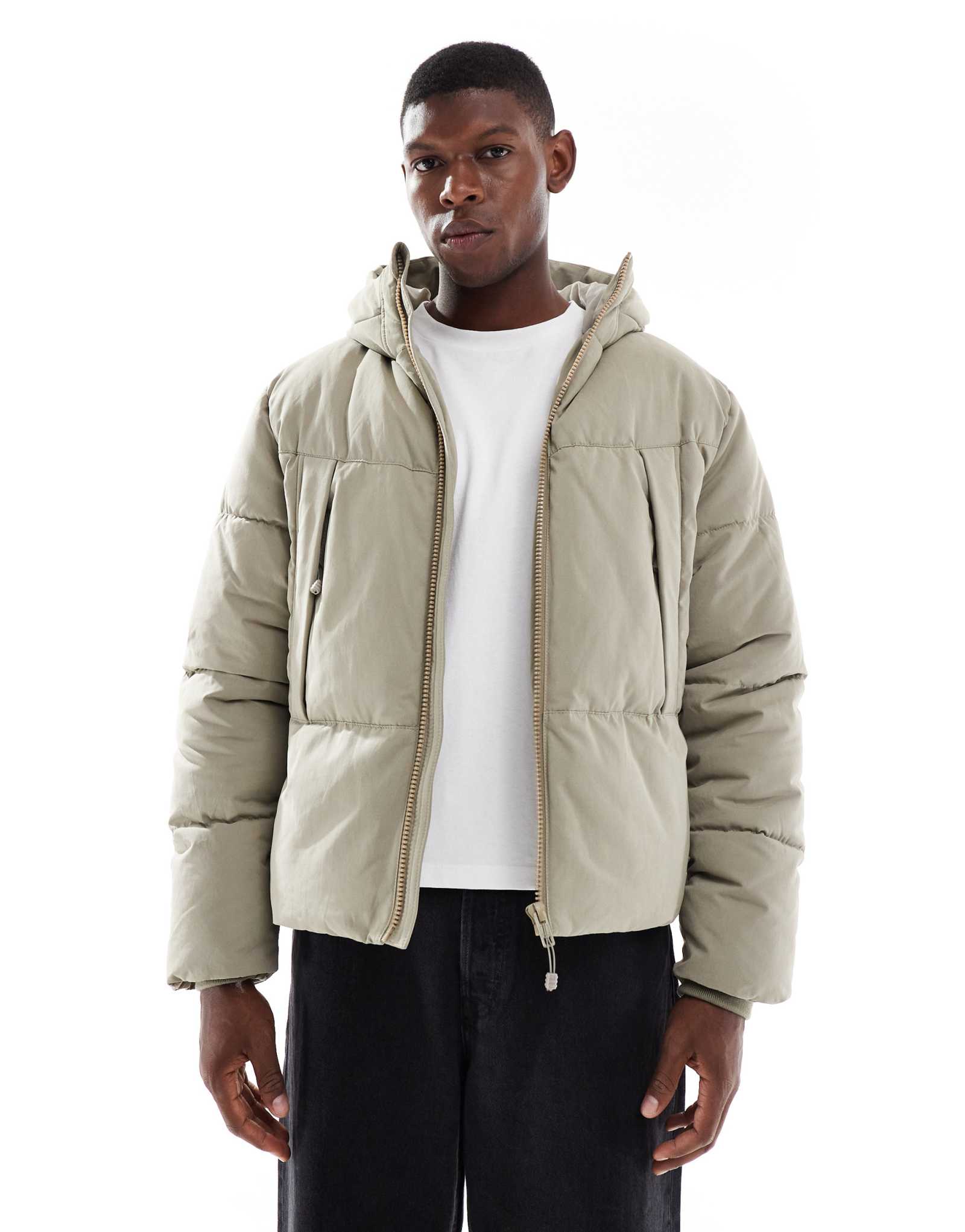 ДИЗАЙНЕРСКИЙ пуховик ASOS зеленого цвета