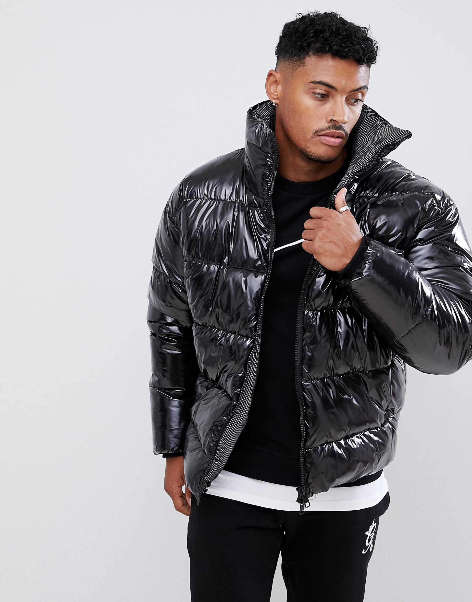 Black Puffer Jacket ASOS