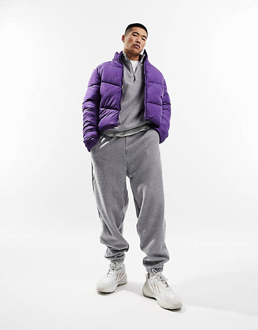 clothing Billable Trickle ASOS DESIGN puffer jacket in purple | ASOS