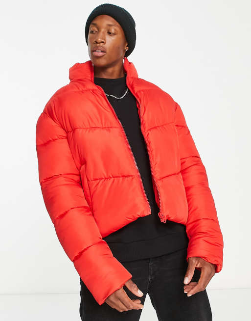 Asos on sale red puffer