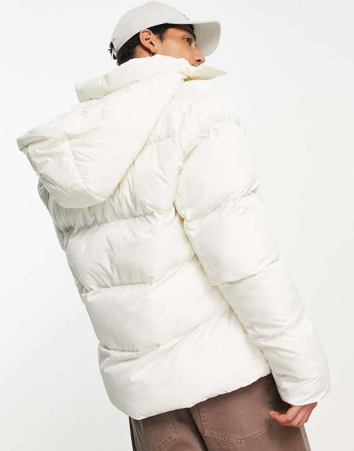 Asos design discount sustainable puffer jacket