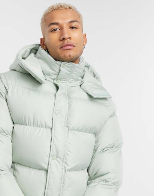 Puffer jacket detachable clearance hood