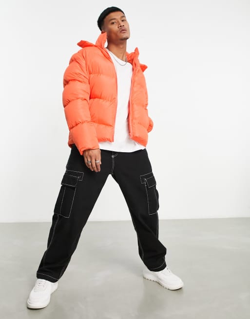 Asos orange shop jacket